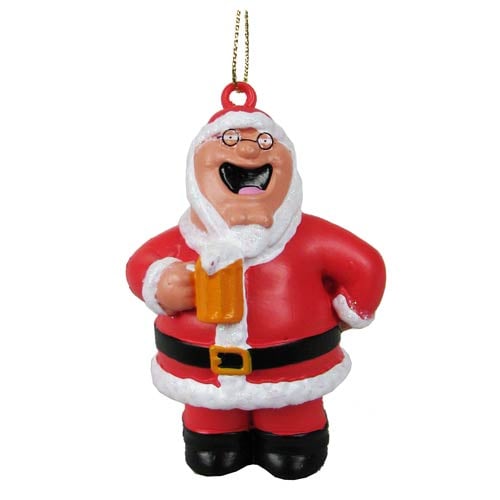 Family Guy Santa Peter Griffin Blow Mold Ornament